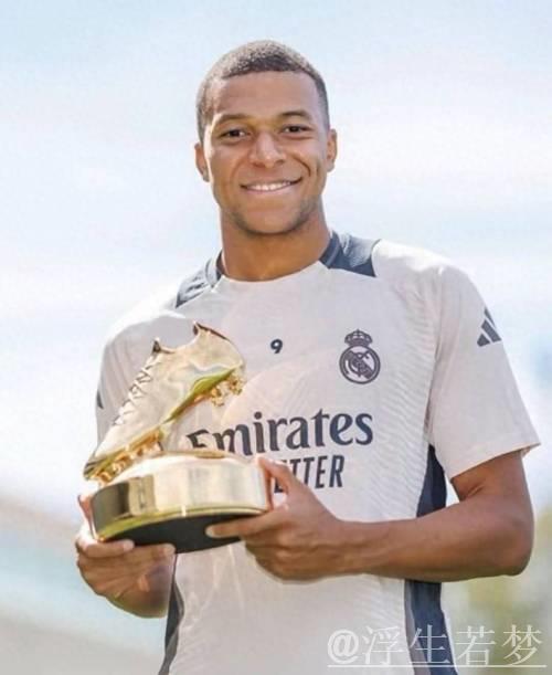 姆巴佩26岁荣膺欧洲金靴，击败三大前锋：首次获奖，皇马未来十年中坚