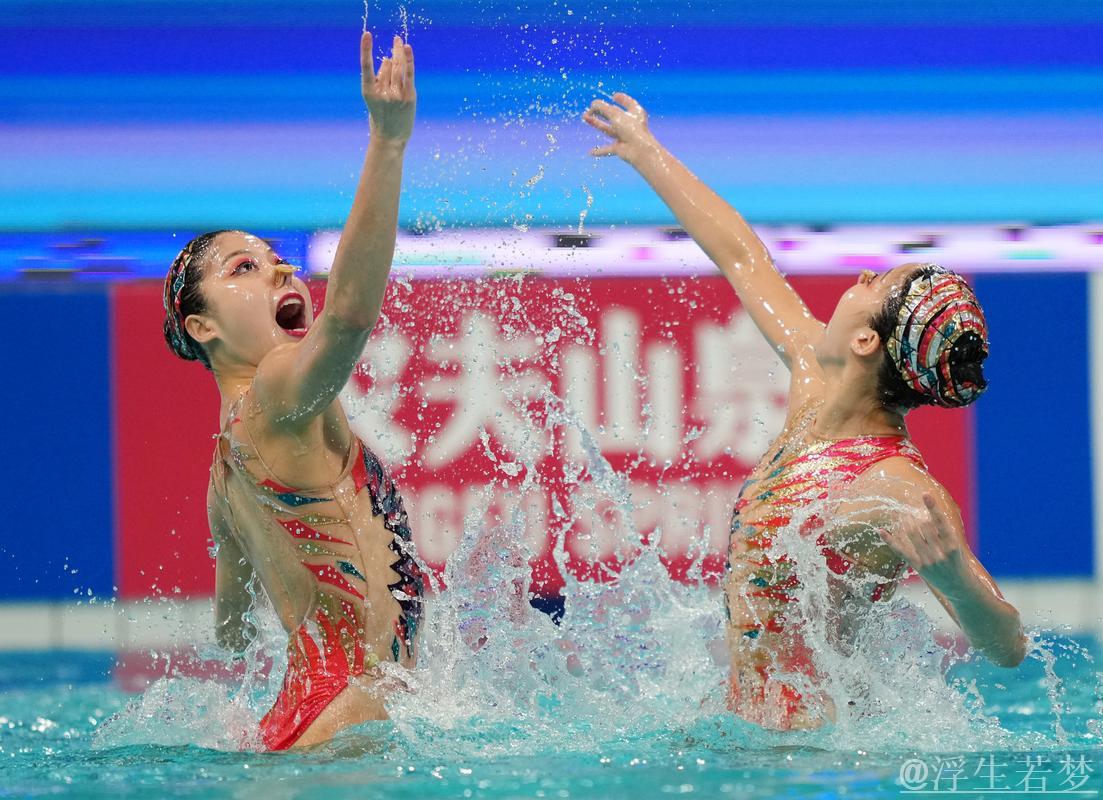 世界杯花样游泳总决赛：女子双人技巧赛